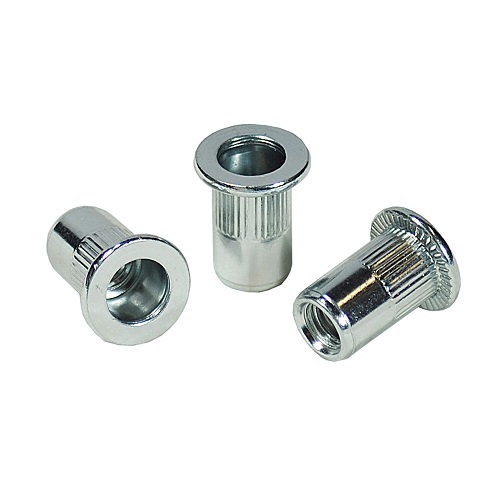 Blind nut rivet with serration (large flange)/NSD-MR　Steel material